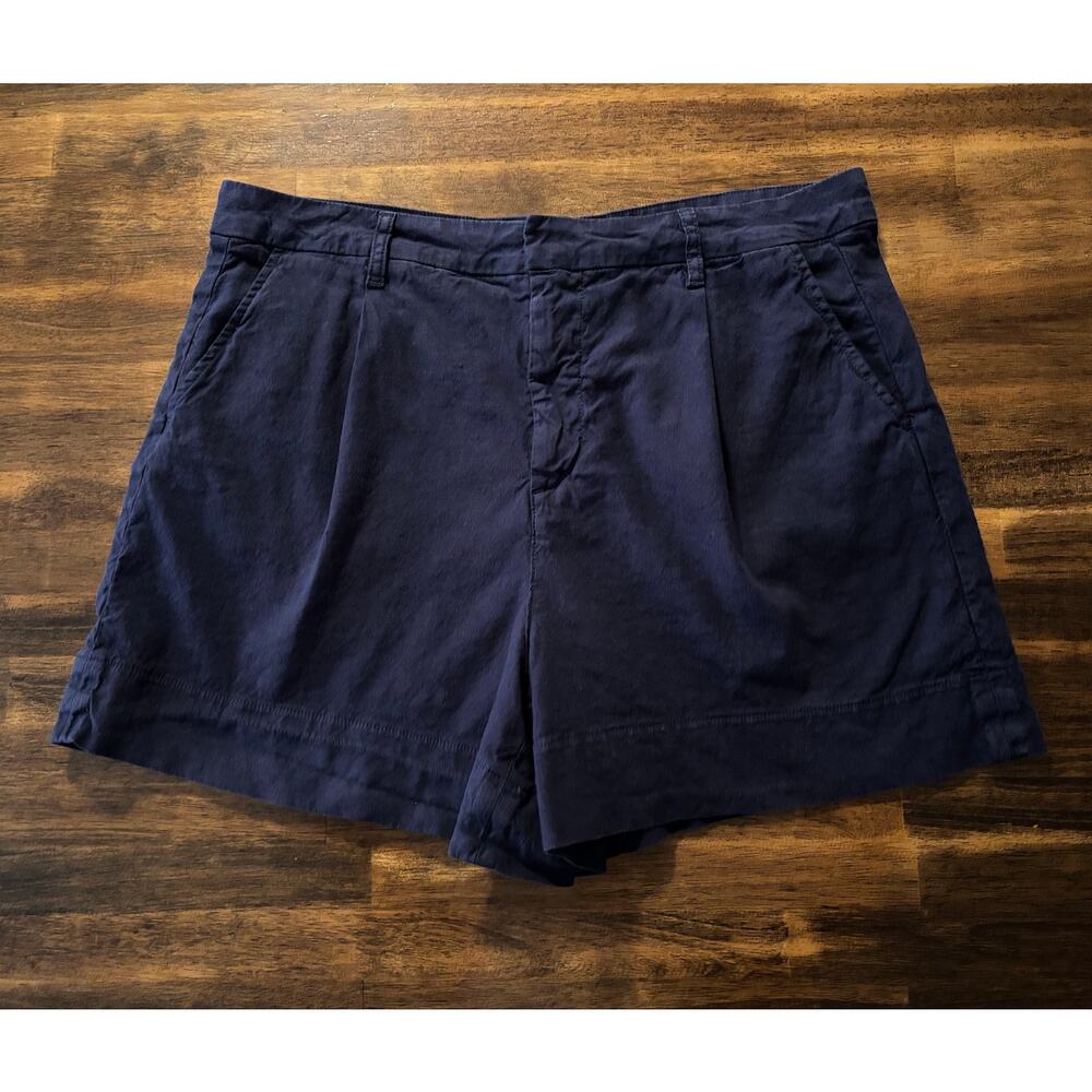 Frank & Eileen Women's 12 Shorts Cotton Flax Stretch 5" Inseam Waterford